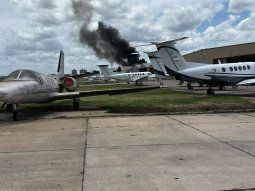 Así fue el momento en el que el avión se estrellaba en San Fernando