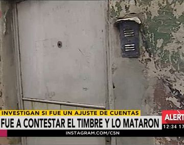 Le tocaron el timbre y lo mataron al lado del cuartel de bomberos