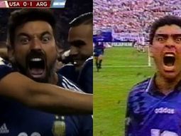 un calco, a 22 anos: el festejo maradoniano de ezequiel lavezzi un calco, a 22 anos: el festejo maradoniano de ezequiel lavezzi