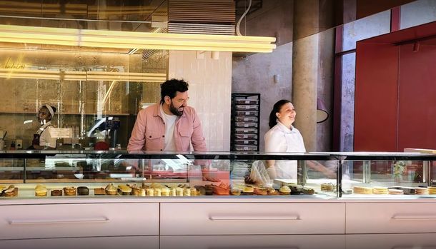 Damián Betular abrió su patisserie en Villa Devoto