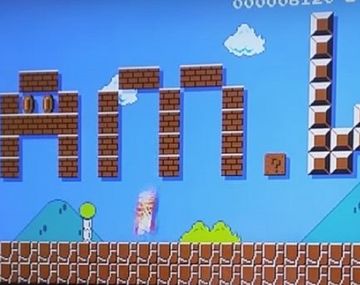 Creó un nivel del Super Mario para pedir casamiento a su novia