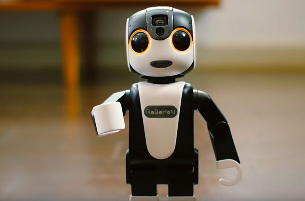 Robohon, el primer móvil robótico