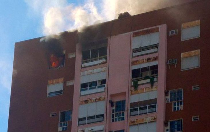 El edificio está ubicado en San Pedrito 55