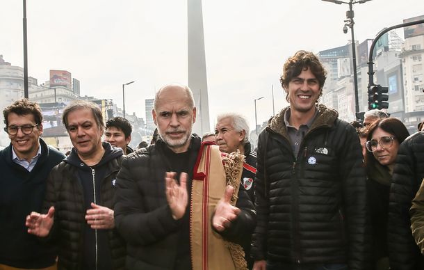 Rodríguez Larreta y otra sugestiva foto de campaña junto Lousteau