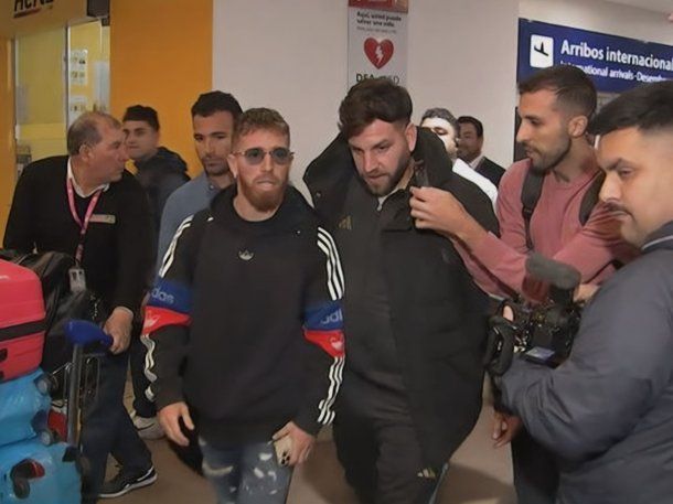 Iker Muniain volvió a la Argentina para sumarse a San Lorenzo.