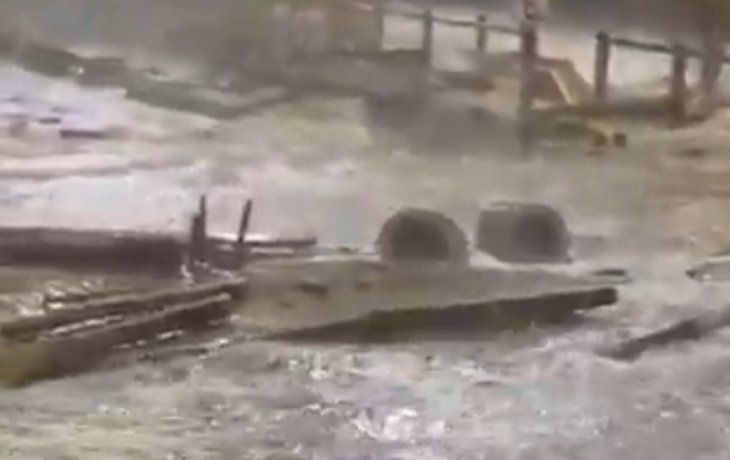 Un ciclón extratropical de gran intensidad afectó durante la noche del viernes a diversas ciudades y localidades de la Costa Atlántica.