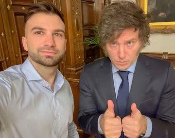 Mauricio Novelli y Javier Milei