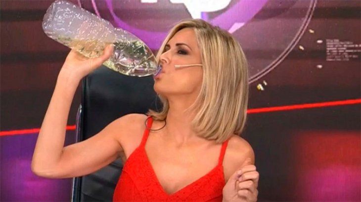 Viviana Canosa bebió en vivo y por televisión un líquido que dijo era Dióxido de Cloro