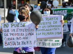 En Jujuy, trabajadores de la salud tambi&eacute;n realizaron protestas en reclamo de mejores condiciones salariales y laborales