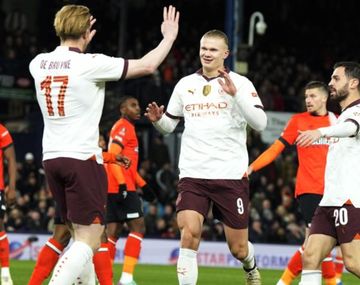 Tremendo: los 5 goles de Haaland en el triunfo del Manchester City