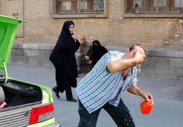 ¿El fin del mundo? Irán registra una sensación térmica de 75°C