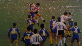 Boca y River eran sponsorizados por neumáticos Fate Boca y River eran sponsorizados por neumáticos Fate