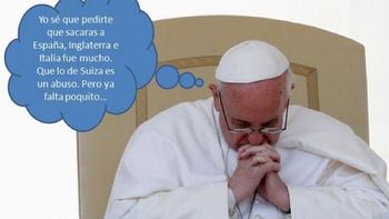 un meme mundialista del papa le pide a dios un poco mas un meme mundialista del papa le pide a dios un poco mas