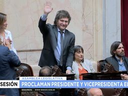 Javier Milei fue proclamado presidente electo en el Senado