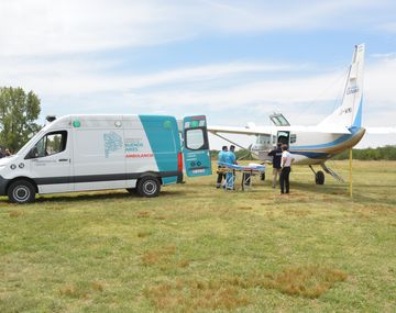 Así fue el traslado de Bastian Jerez a San Justo.