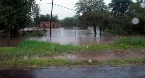 Las imágenes del temporal en Chaco