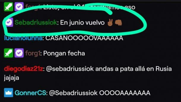 El mensaje de Driussi que ilusiona a los hinchas de River. Fuente: TyC Sports.