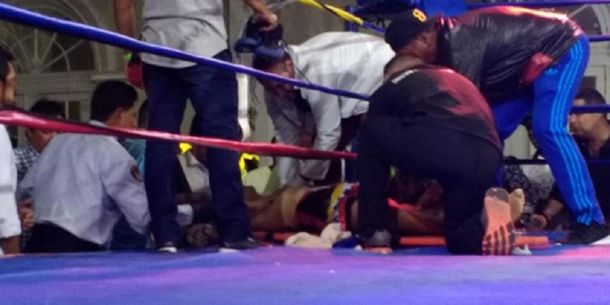 Un boxeador colombiano murió luego de un KO