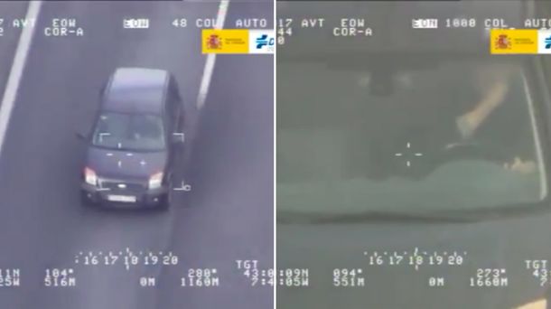 Un conductor cometió una llamativa infracción en España