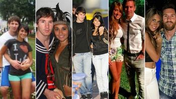 La historia de amor de Messi y Antonella en 40 fotos La historia de amor de Messi y Antonella en 40 fotos