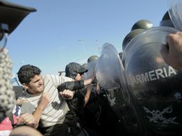 La represión de Gendarmería en Panamericana y 197 La represión de Gendarmería en Panamericana y 197