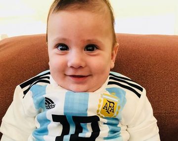 Vamos papi: la foto más tierna de Anto Roccuzzo para alentar a Messi