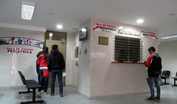 Sala de espera pediátrica del Hospital Schestakow de Mendoza