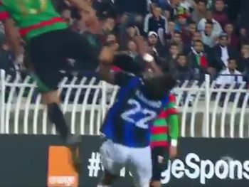 Brutal falta en la Liga de Campeones de Africa