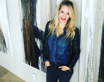 Luisana Lopilato dejó el platinado: ahora es rubia con reflejos colorados
