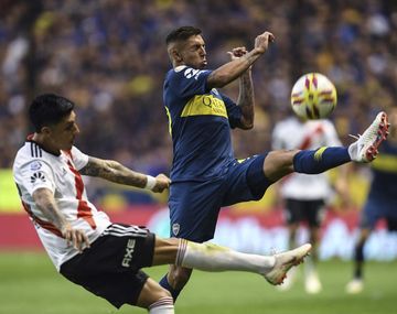 Enzo Pérez fue titular en La Bombonera