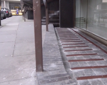 Pall Mall Court con sus picos para mendigos