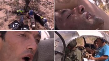 mira el rescate de un piloto deshidratado en el dakar mira el rescate de un piloto deshidratado en el dakar
