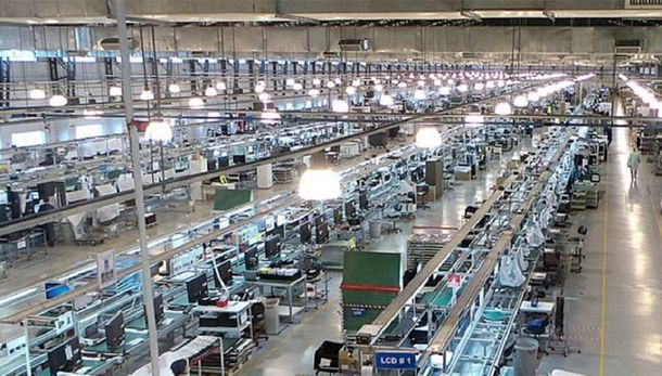 Fábrica vacía en Tierra del Fuego