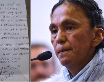 Carta de Milagro Sala desde la cárcel