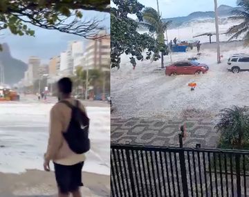 Impresionante ciclón extratropical en Río de Janeiro: los videos de las olas de casi cuatro metros