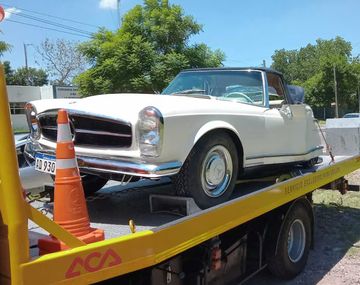 El descargo del taller donde estuvo el Mercedes Benz accidentado: En esta...