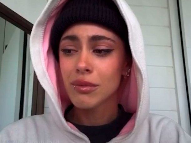 Tini Stoessel se quebró durante un vivo de Instagram