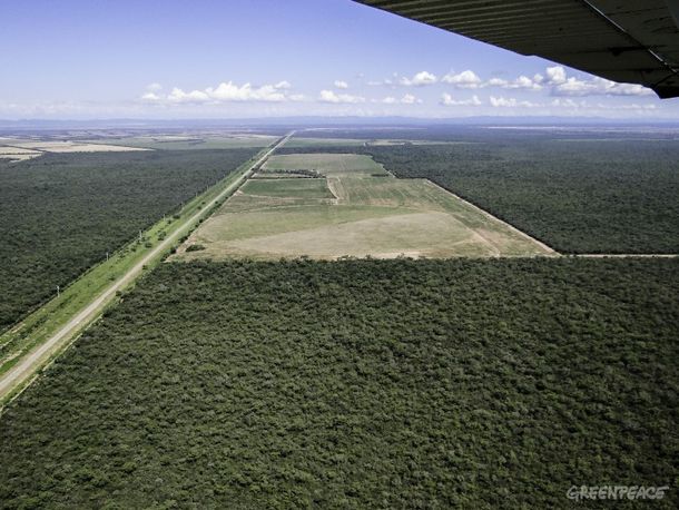 Imagen aérea de la estancia El Carmen