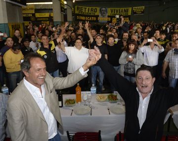 Viviani apoyó la precandidatura de Daniel Scioli