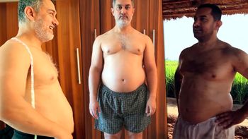 El actor Aamir Khan sorprendió con la transformación de su cuerpo. El actor Aamir Khan sorprendió con la transformación de su cuerpo.