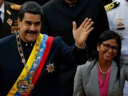 Nicolás Maduro y Delcy Rodríguez Nicolás Maduro y Delcy Rodríguez