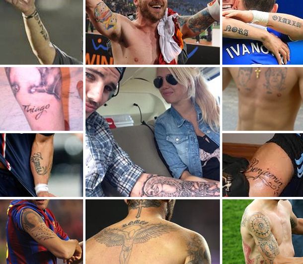 Mauro Icardi se sumó a la moda de tatuarse a los seres queridos