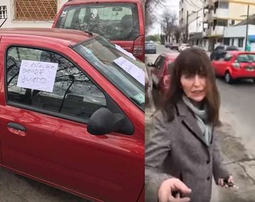 VIDEO: Le taparon la salida del garage