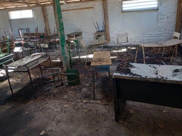 La Plata: incendiaron un colegio agrotécnico y peligra el inicio de clases