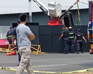 Uruguay: una mujer murió aplastada por una grúa en un shopping