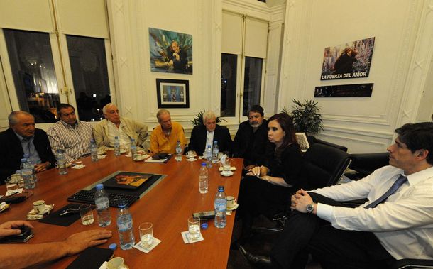 La CGT de Caló fue recibida en la Casa Rosada