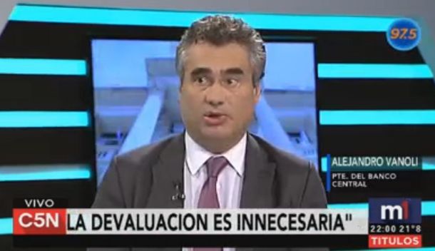 Vanoli, sobre el allanamiento al Banco Central: Es una denuncia política