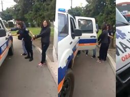 Detuvieron a la mujer por querer trasladar a su marido