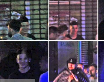 VIDEO: Higuaín y Rojo hicieron precalentamiento en un boliche porteño