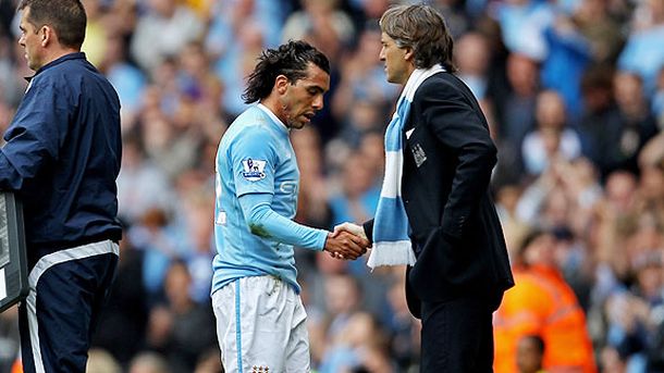 Tevez - Mancini